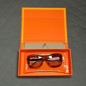 Poppy Lissiman Rio Brushed Torti Sunglasses Brown Gradient Lens w/ Box Case NWOT